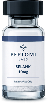 Selank 10mg research peptide vial